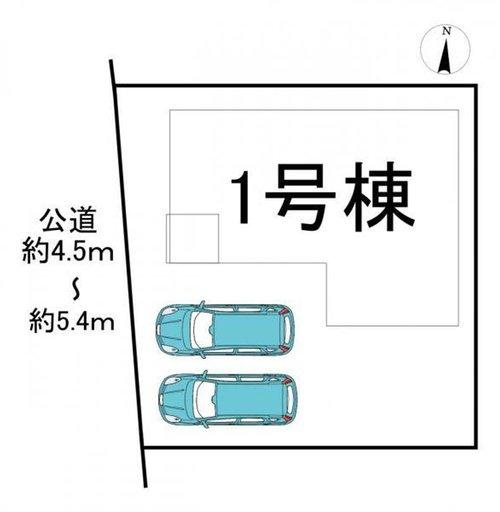 半田市本町2丁目　全1棟の区画図|全1区画分譲地☆