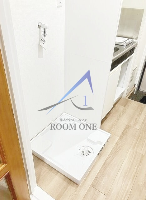 ダイアパレス阿佐谷の設備|洗濯機置き場です。