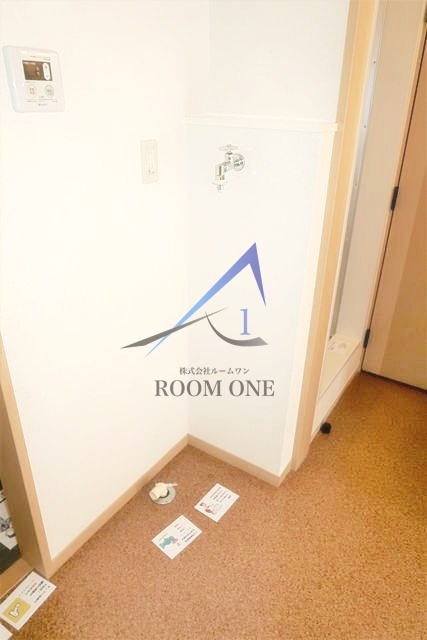 マーベルサイド一番館の設備|洗濯機置き場です。