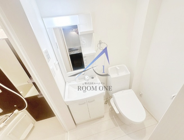 サンティエグラン横浜白楽の洗面所|洗面台です。