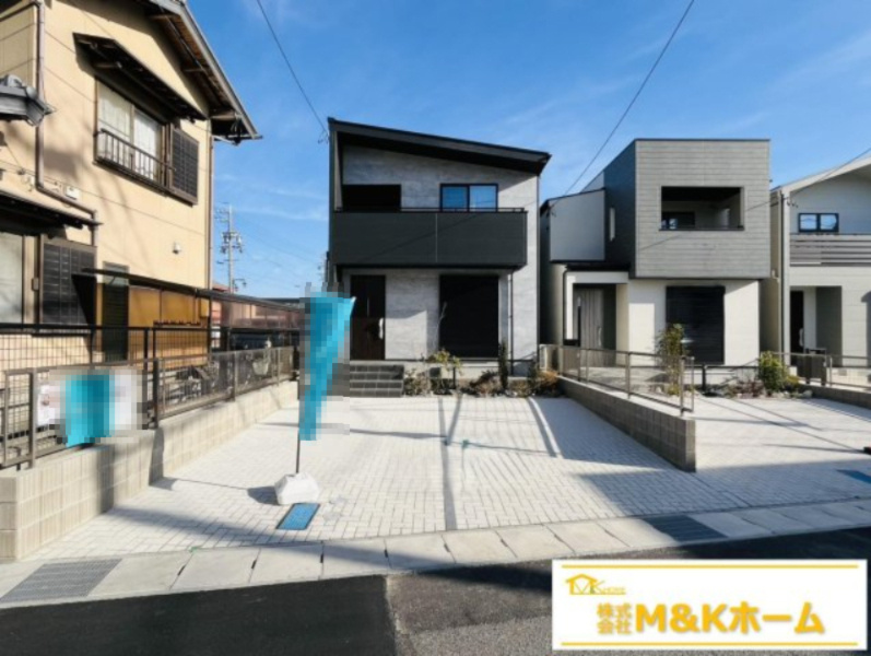 半田市有楽町3丁目　全3棟　1号棟の前面道路含む現地写真|長期優良住宅♪