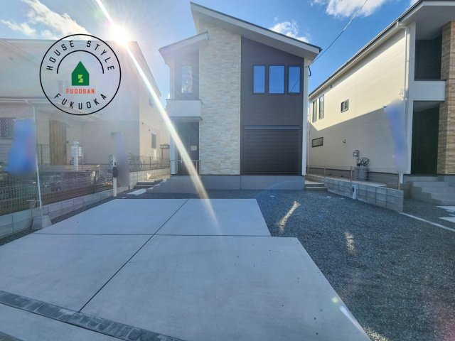 福岡市東区雁の巣2丁目第6-2棟（2号棟）　の外観|デザイン性のある外観です。