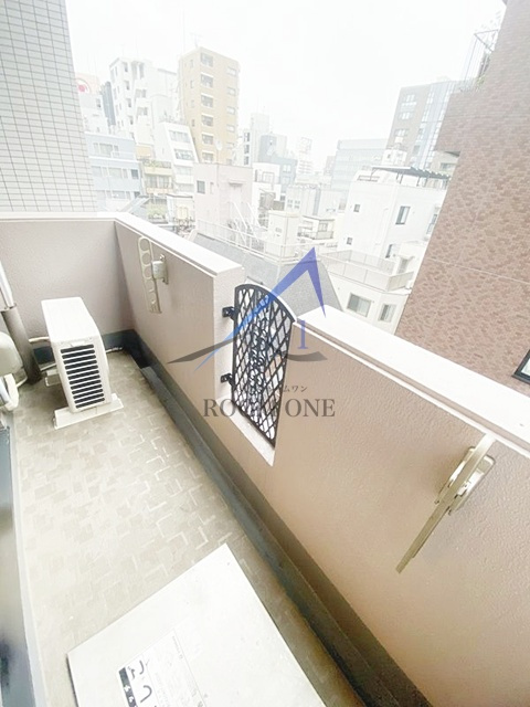 グランヴァン水天宮Ⅱのバルコニー|バルコニーです。