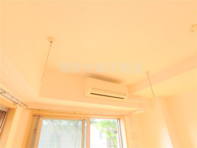 ストリーム多摩川の設備|エアコン　室内物干し