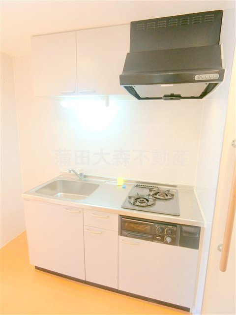 ストリーム多摩川のキッチン|2口ガスグリル付システムキッチン