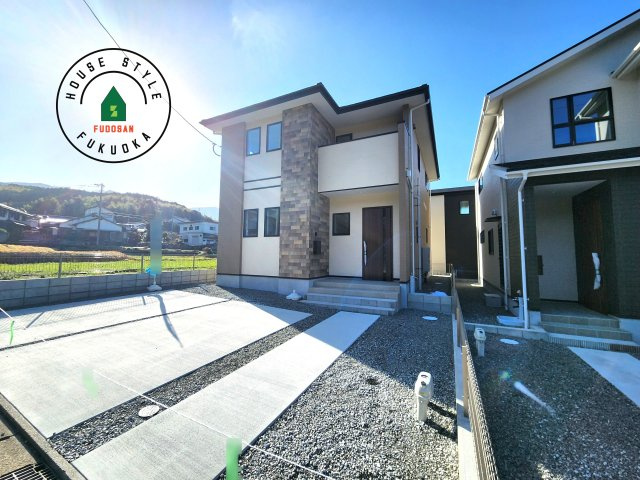 糟屋郡宇美町障子岳2丁目第2-3棟（1号棟）の外観|デザイン性のある外観です。