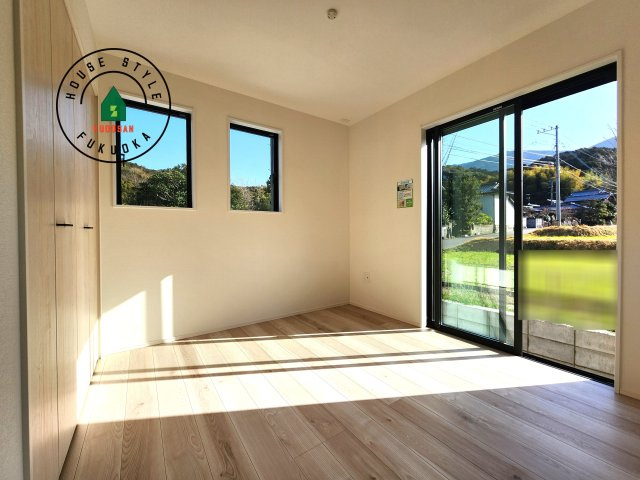 糟屋郡宇美町障子岳2丁目第2-3棟（1号棟）の和室|将来的に、琉球畳を引きまして和室風にすることも可能です。