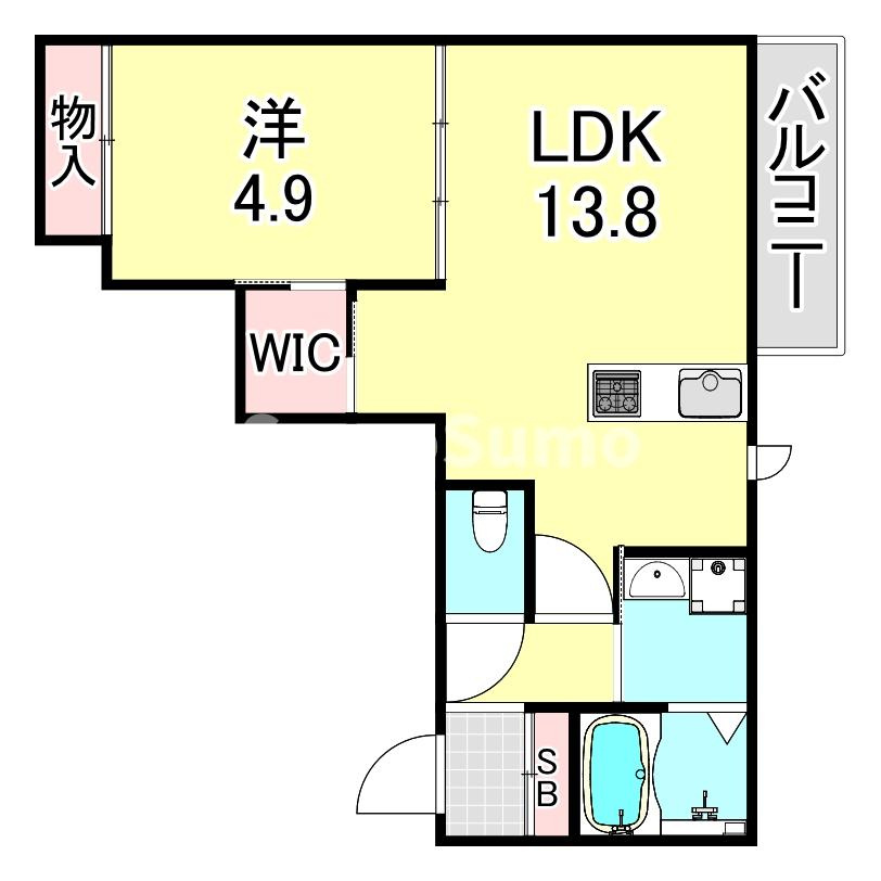ブランコート西宮北口の間取り
