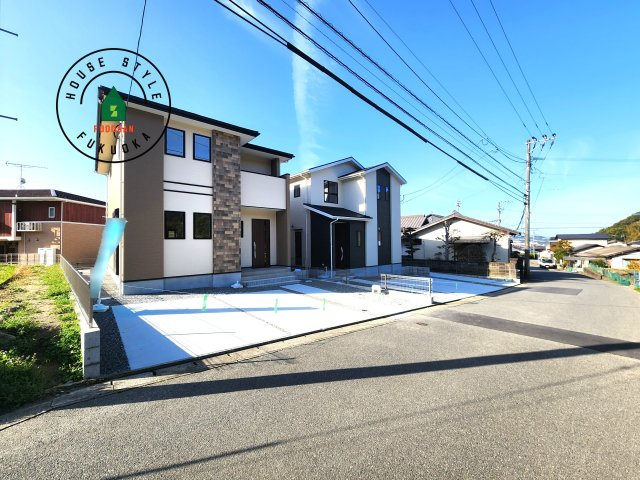 糟屋郡宇美町障子岳2丁目第2-3棟（2号棟）の前面道路含む現地写真|見学の時間などお気軽にお問い合わせ下さい。