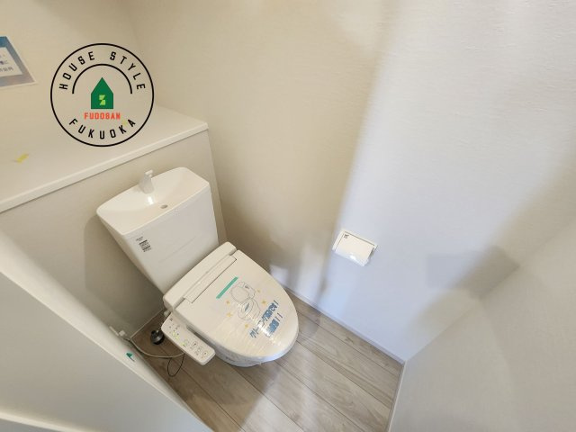 福岡市東区雁の巣2丁目第6-2棟（1号棟）　のトイレ|温水洗浄便座を完備しております。2ヶ所にトイレがあるのは朝の慌ただしい時間も安心です。