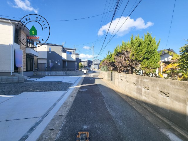 福岡市東区雁の巣2丁目第6-2棟（1号棟）　の前面道路含む現地写真|前面道路です。