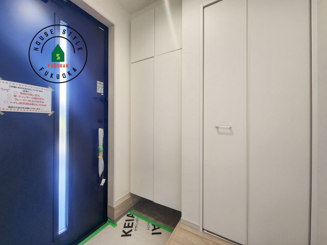 福岡市東区雁の巣2丁目第6-2棟（1号棟）　の防犯設備|二重ロックでしっかり防犯対策ができます。