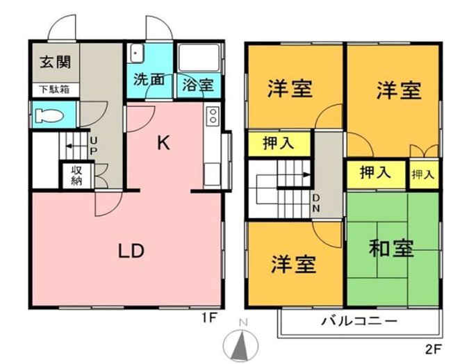 【間取り】 | 4LDKはリビングダイニングキッチンと4つの居室がある間取りで、大家族や二世帯住宅に最適。広々としたリビングで家族団らんを楽しみ、個室でプライベートな時間も確保でき、快適な生活を送ることができますよ。