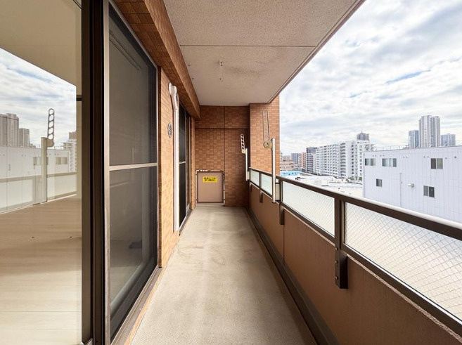 グランシティ東京イーストⅡのバルコニー