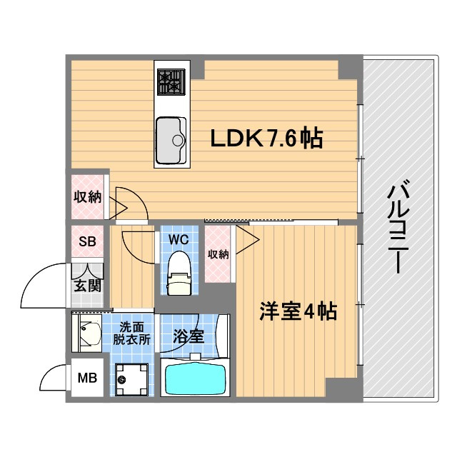 CODE西宮甲子園口の間取り