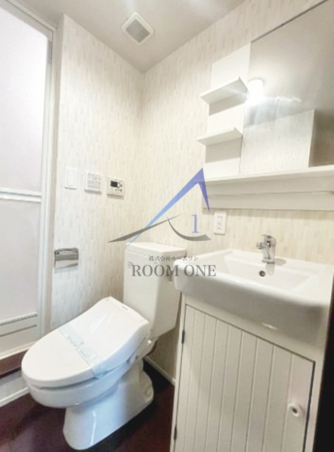 アンベリール西日暮里の洗面所|洗面台です。