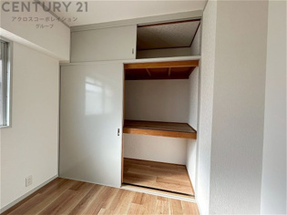 天袋のついた大容量の収納スペース