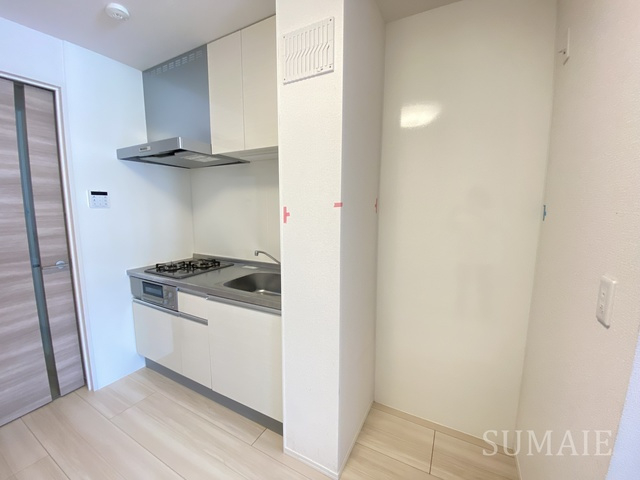 ルリアン北小岩Ⅲのキッチン|冷蔵庫置き場です！