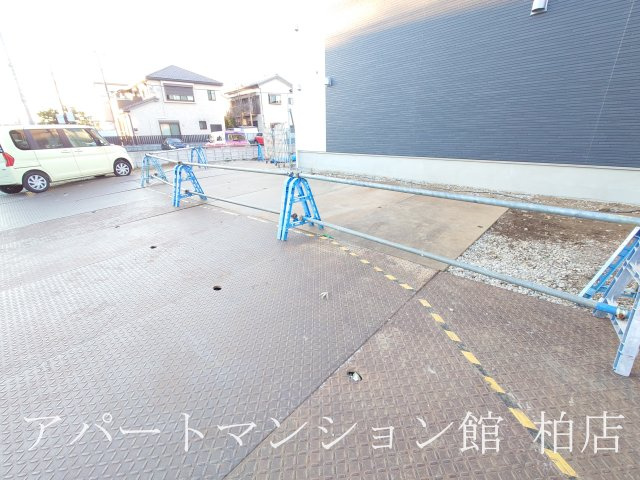 (仮称)　柏市柏　新築アパートの駐車場