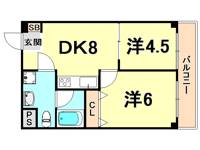 アルテシアン夙川の間取り