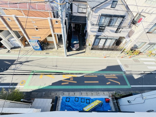 松戸市根本新築戸建【北部小学校：3分】の展望|バルコニーより道路側眺望