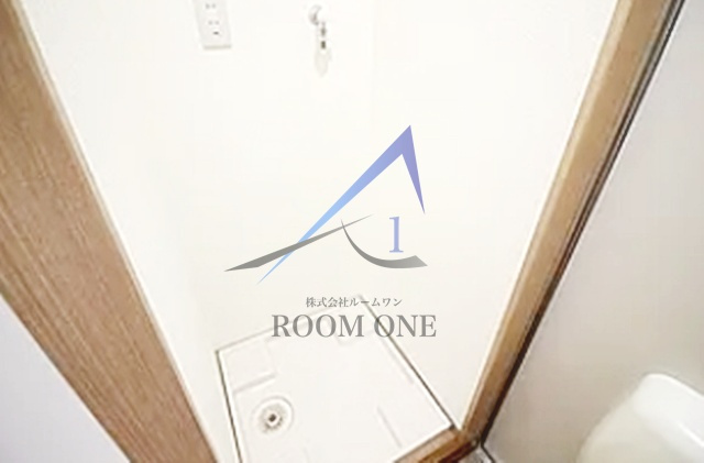 コーポ池田の設備|洗濯機置き場です。