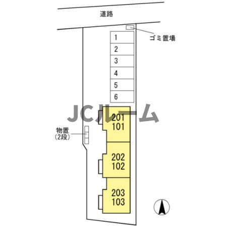 ドゥプラージュの区画図