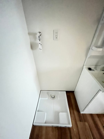 中山手通7丁目南マンション4棟（南晴台マンション新館）の洗面所