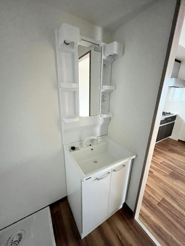 中山手通7丁目南マンション4棟（南晴台マンション新館）の洗面所