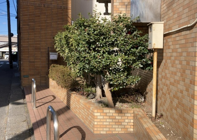 【現況写真】 | 朝日八王子マンション | 道幅が広い場所は日当たりや風通が良好です。幅が広いのですれ違いも可能ですし大きな車でも駐車可能！一方で、大型車が通ることも多くなるため交通量の増加により騒音に繋がります。また土地の値段が高くなります。