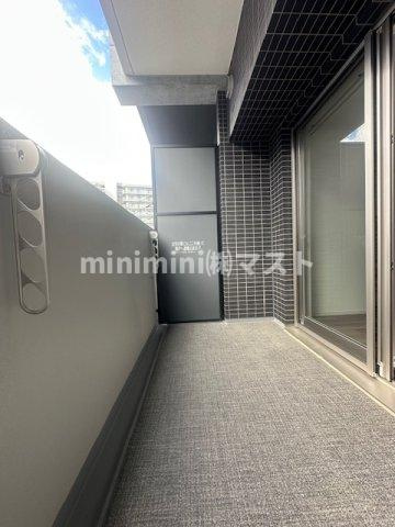 大阪市西区本田４丁目の賃貸マンションのバルコニー