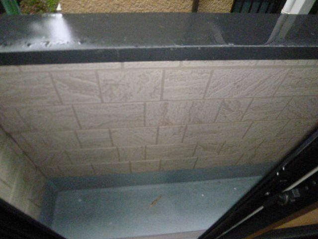 福田ハイツのバルコニー