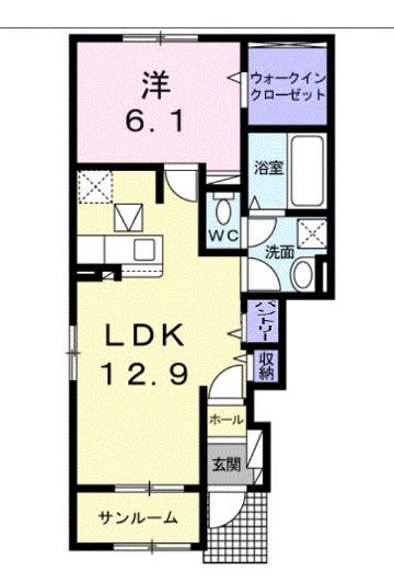 フィオーレの間取り