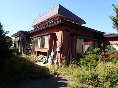 【外観】 | 黒石市追子野木三丁目　土地 | 古家付き