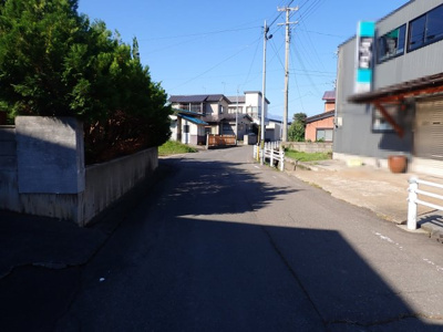 【前面道路含む現地写真】 | 黒石市追子野木三丁目　土地