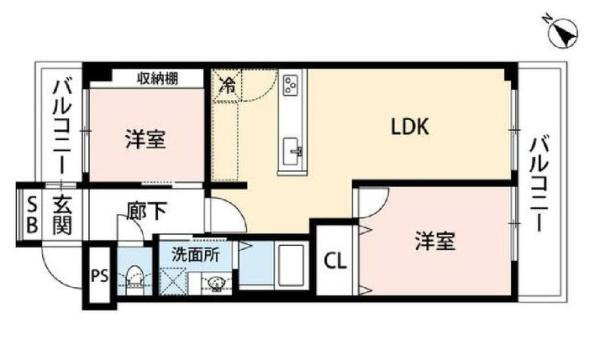 エスペランサ藤が丘の間取り