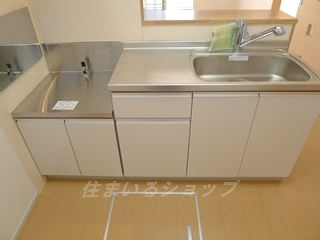 広島市安佐北区小河原町のアパートのキッチン|浄水器一体型シャワー水栓