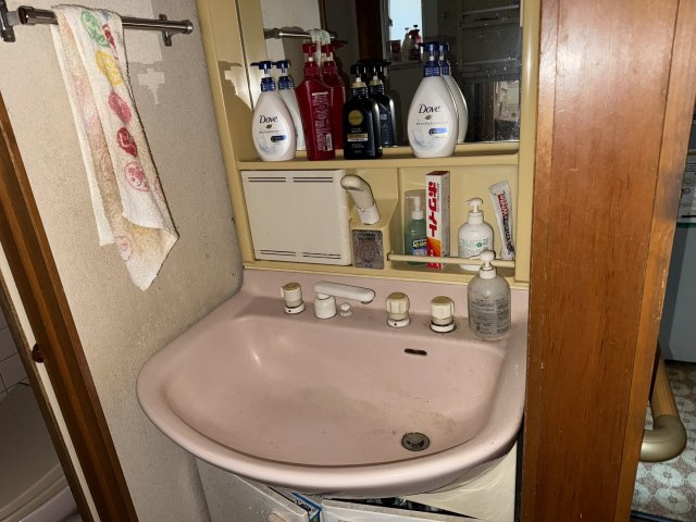 12/8新規　戸建　高山市西之一色町　500万の独立洗面台