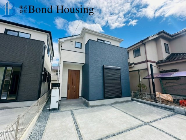 南向きバルコニー・周辺環境充実　神陵台　全2棟　2号棟の前面道路含む現地写真