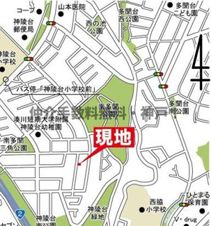 【地図】 | 神戸市垂水区神陵台5丁目　新築戸建1号棟　仲介手数料無料！ | 垂水区神陵台5　新築1号棟　仲介手数料無料！
