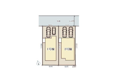 【区画図】 | 瀬谷6丁目新築戸建（全2棟）2号棟/4LDK/子育てグリーン住宅支援事業対象物件/全5帖