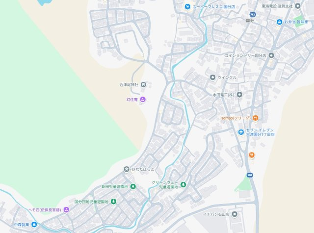 ★29(土)30(日)現地見学可能！★大津市国分　限定1邸の地図