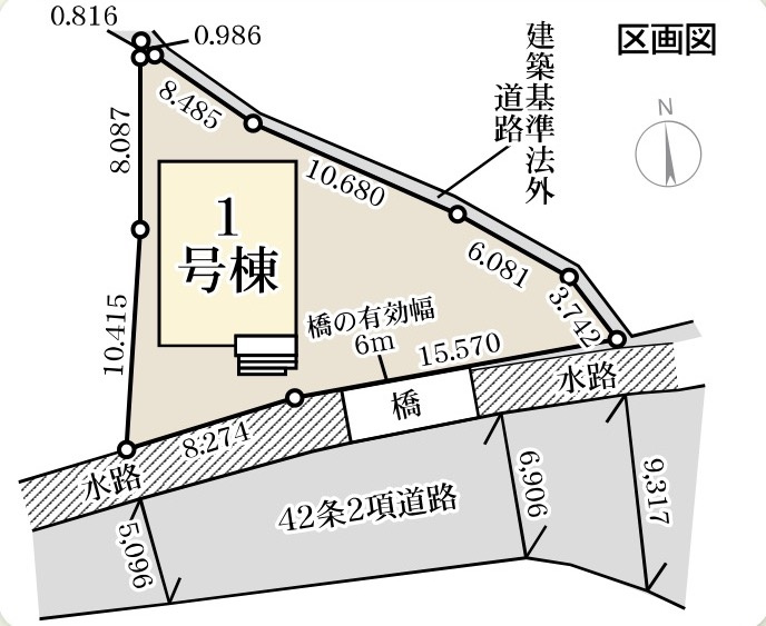 長野桐原第２の区画図