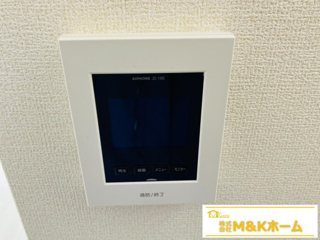 常滑市かじま台1丁目　全2棟　1号棟の防犯設備|モニター付きインターホン♪