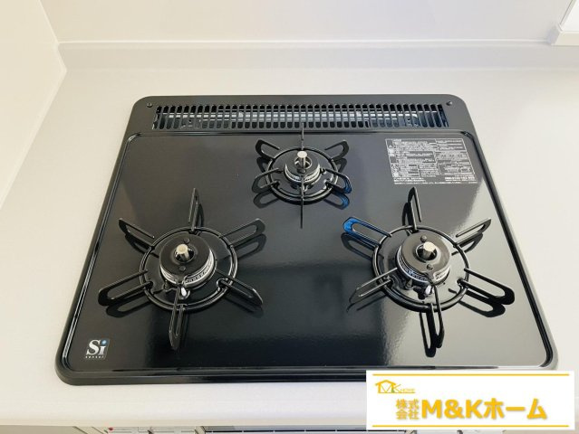 常滑市かじま台1丁目　全2棟　1号棟のその他|便利な三口コンロ♪