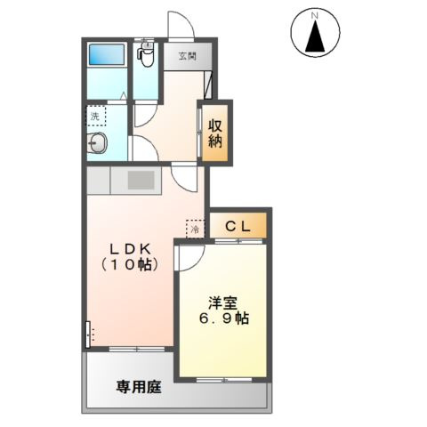 アクアＢ棟の間取り