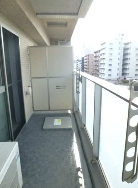 JUタワーフロント北斎ストリートのバルコニー