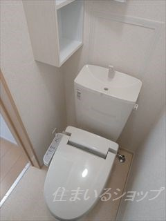 広島市安佐北区可部１丁目のアパートのトイレ|シャワートイレ