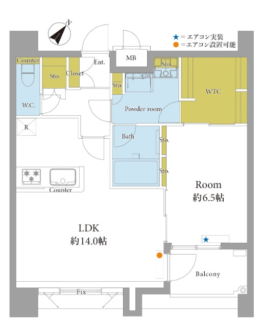 エンクレストベイサイド通りの間取り|間取り図です☆