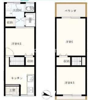 大久保町5丁目テラスハウス